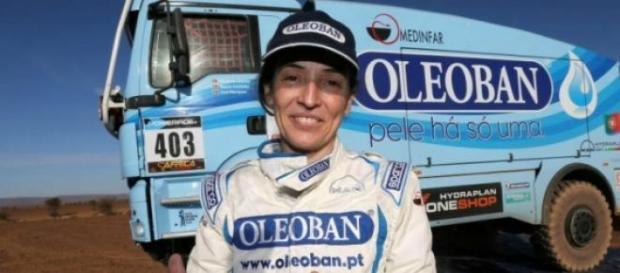 Elisabete Jacinto desce na geral da Africa EcoRace Elisabete Jacinto desce na geral da Africa EcoRace