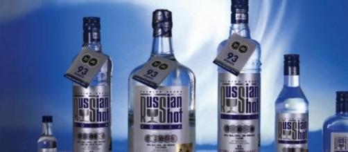 Vodka Ruso en imagen de archivo