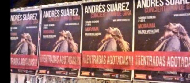 Andrés Suárez, entradas agotadas en Madrid. Andrés Suárez, entradas agotadas en Madrid.