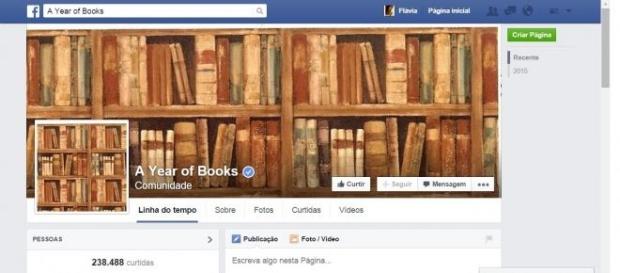 Clube de leitura 'A Year of Books' (Reprodução) Clube de leitura 'A Year of Books' (Reprodução)