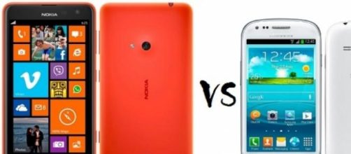 Nokia Lumia 625 vs Samsung Galaxy S3 Mini