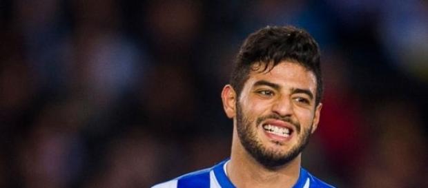 Carlos Vela llegó a siete goles con la Real Carlos Vela llegó a siete goles con la Real