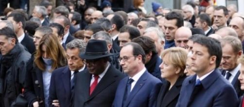 Tutti i maggiori leader europei in prima fila