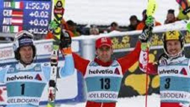 Stefano Gross ha vinto lo Slalom di Adelboden