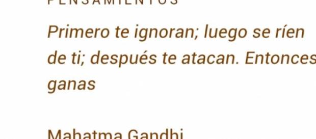 Esta frase describe el camino de Podemos Esta frase describe el camino de Podemos