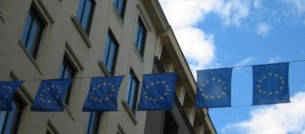 European Union flags in Finland European Union flags in Finland