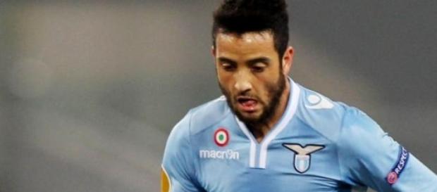 Il calciatore della Lazio Il calciatore della Lazio