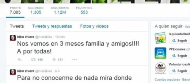 Kiko Rivera revela en Twitter que entrará en GHVIP Kiko Rivera revela en Twitter que entrará en GHVIP