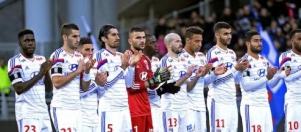 L'équipe de L'OL vainqueur de Toulouse L'équipe de L'OL vainqueur de Toulouse