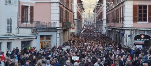 Marcha contra o terrorismo em Paris Marcha contra o terrorismo em Paris