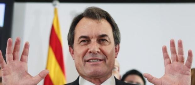 Artur Mas en una comparecencia Artur Mas en una comparecencia