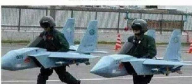 Los pilotos haciendo pruebas de vuelo Los pilotos haciendo pruebas de vuelo