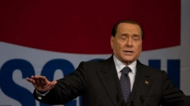 il leader del Partito Forza Italia Berlusconi