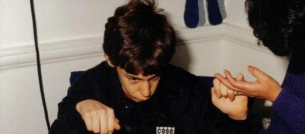 Il giovane Martin dopo aver perso l'uso del corpo Il giovane Martin dopo aver perso l'uso del corpo