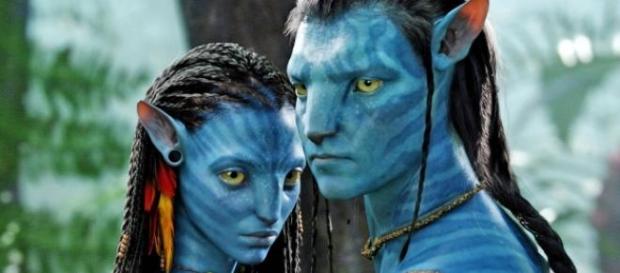 Los personajes de Avatar Jake Sully y Neytiri Los personajes de Avatar Jake Sully y Neytiri