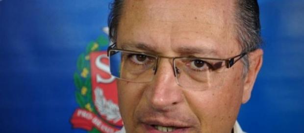 O governador de São Paulo Alckmin O governador de São Paulo Alckmin