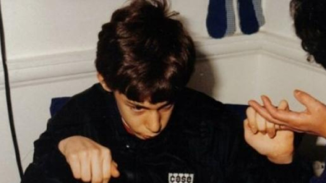 Il giovane Martin dopo aver perso l'uso del corpo