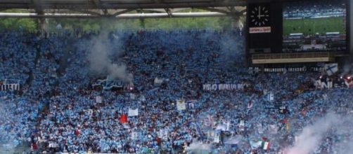 La curva nord della Lazio