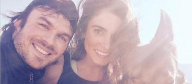Ian Somerhalder y su novia Nikki Reed Ian Somerhalder y su novia Nikki Reed