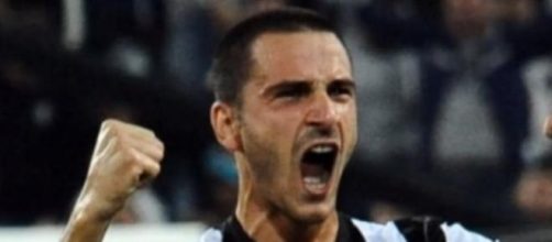 Leonardo Bonucci mentre esulta