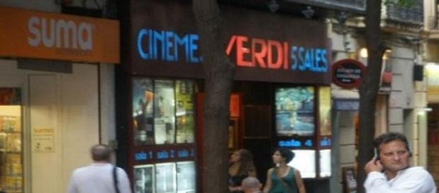 Entrada de los Cines Verdi (Foto del Autor). Entrada de los Cines Verdi (Foto del Autor).