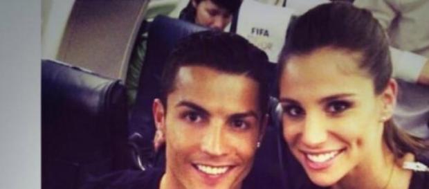 Cristiano Ronaldo com Lucía Villalón em Zurique Cristiano Ronaldo com Lucía Villalón em Zurique