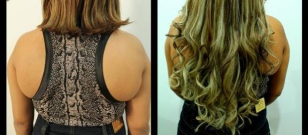 Mega Hair, boa ferramenta para alongar os cabelos. Mega Hair, boa ferramenta para alongar os cabelos.