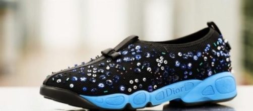 Le slippers con paillettes di Dior