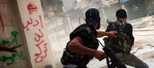 Combatientes rebeldes en Siria Combatientes rebeldes en Siria