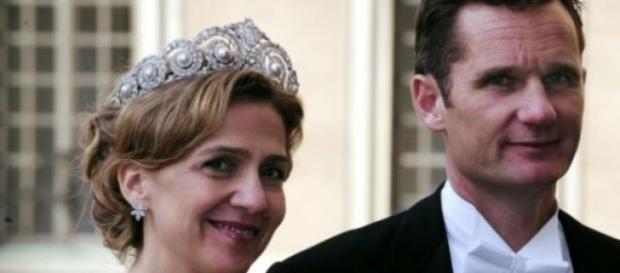 La principessa Cristina di Spagna e marito La principessa Cristina di Spagna e marito