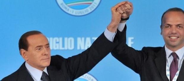 Silvio Berlusconi e Angelino Alfano Silvio Berlusconi e Angelino Alfano