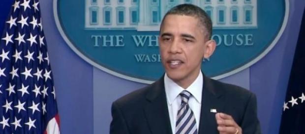 Barack Obama em seu discurso anual Barack Obama em seu discurso anual