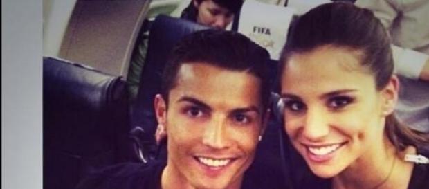 Cristiano Ronaldo junto a Lucía Villalón Cristiano Ronaldo junto a Lucía Villalón