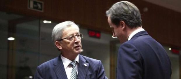 Cameron & Juncker in disagreement Cameron & Juncker in disagreement