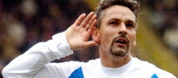 Baggio quando militava al Brescia Baggio quando militava al Brescia