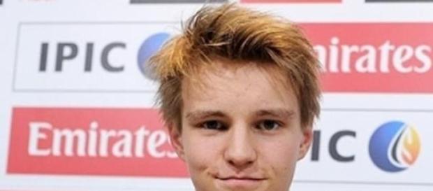 Martin Odegaard, 16, was unveiled by Real Madrid Martin Odegaard, 16, was unveiled by Real Madrid