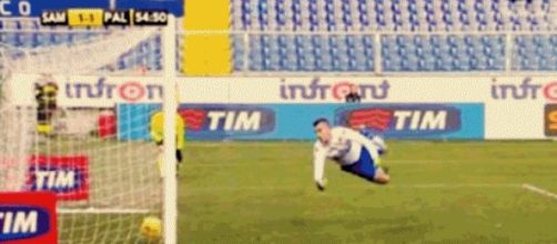 Goal annullato a Morganella partita del 25/01/15