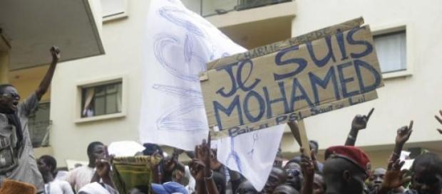 Manifestação no Senegal contra Charlie Hebdo Manifestação no Senegal contra Charlie Hebdo