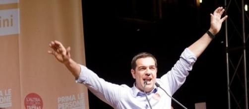 Alexis Tsipras, 40 years old, leader of Syriza