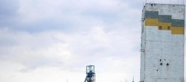 La mine de charbon de Zasyadko. La mine de charbon de Zasyadko.