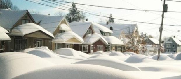 La tempête à Buffalo il y a quelques semaines. La tempête à Buffalo il y a quelques semaines.