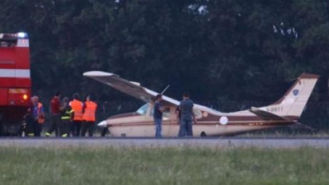 Incidente aereo Linate 2013, foto tgcom