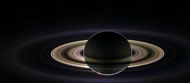 Imagem ilustrativa dos anéis de Saturno Imagem ilustrativa dos anéis de Saturno