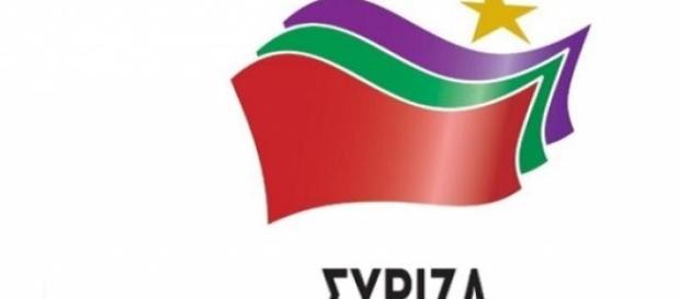 Logo de Syriza, en griego, el partido ganador ayer Logo de Syriza, en griego, el partido ganador ayer