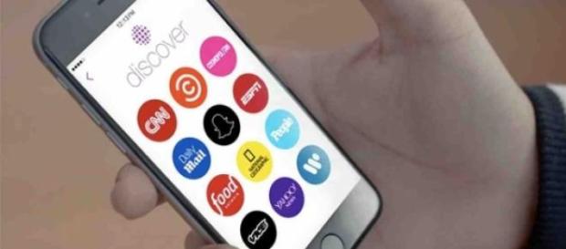 Snapchat launched its new entertainment section Snapchat launched its new entertainment section