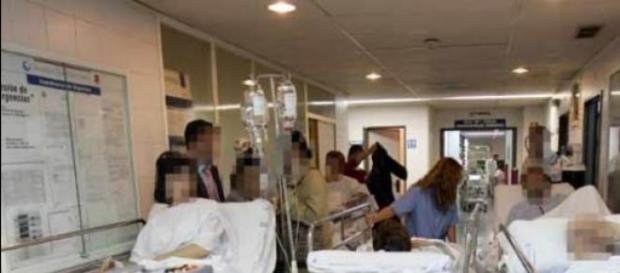Servicios de urgencias hospitalarias colapsadas Servicios de urgencias hospitalarias colapsadas