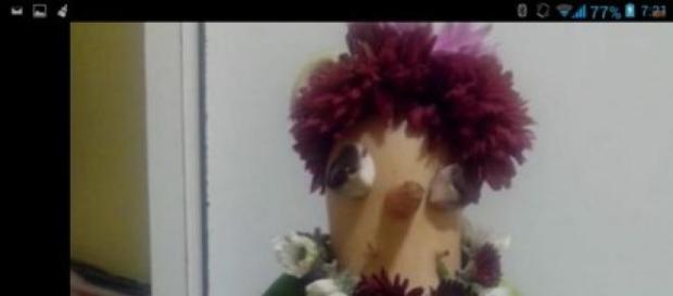 Poza personala cu legume si fructe haioase. Poza personala cu legume si fructe haioase.
