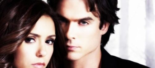 Damon y Elena de ''The Vampire Diaries'