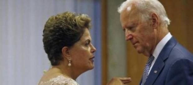 Dilma com o vice-presidente americano Joe Biden Dilma com o vice-presidente americano Joe Biden
