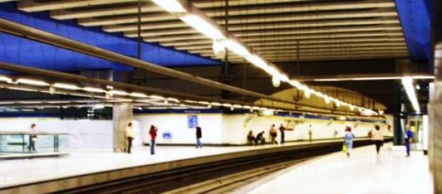 Fotografía de la linea 3 del metro de Madrid Fotografía de la linea 3 del metro de Madrid